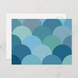 Patterned Circles Postcard