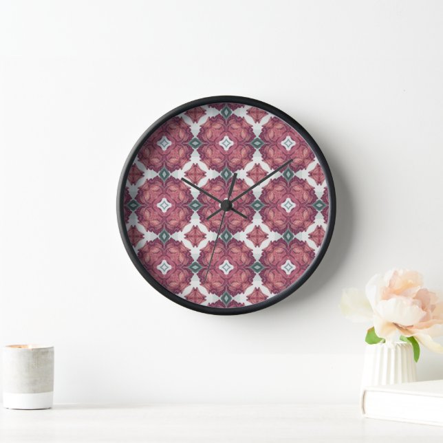 Patterned  clock (Home)
