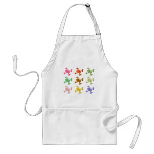 Patterned Frogs Standard Apron