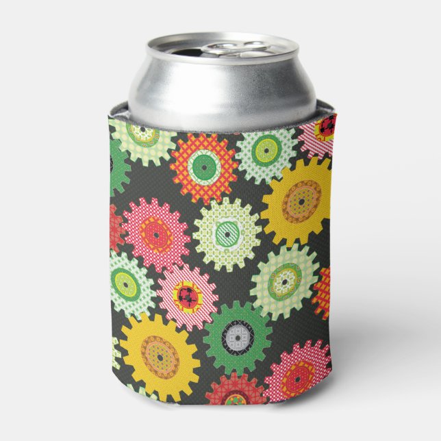 Patterned Gears Can Cooler (Can Front)