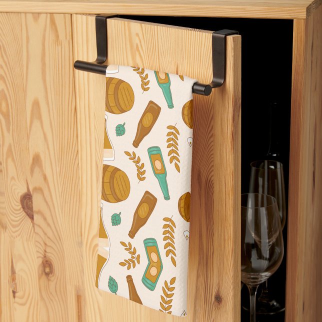 Patterned image featuring various breads  tea towel (Creator Uploaded)