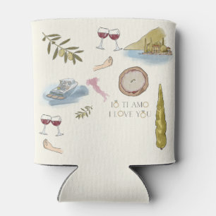 Patterned Lake Como wedding favour Cooler 3