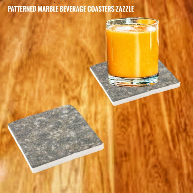 Patterned Marble Stone Coaster (Creator Uploaded)