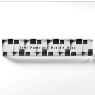 Patterned Name Plate