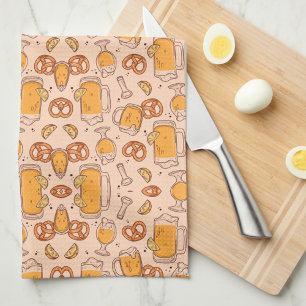 Patterned picnic blanket featuring  tea towel