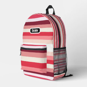 Patterned Printed Backpack