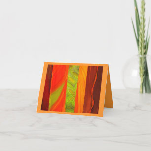 Patterned Scarves Greeting Card