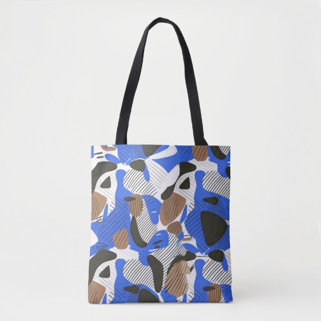 Patterned  tote bag (Front)