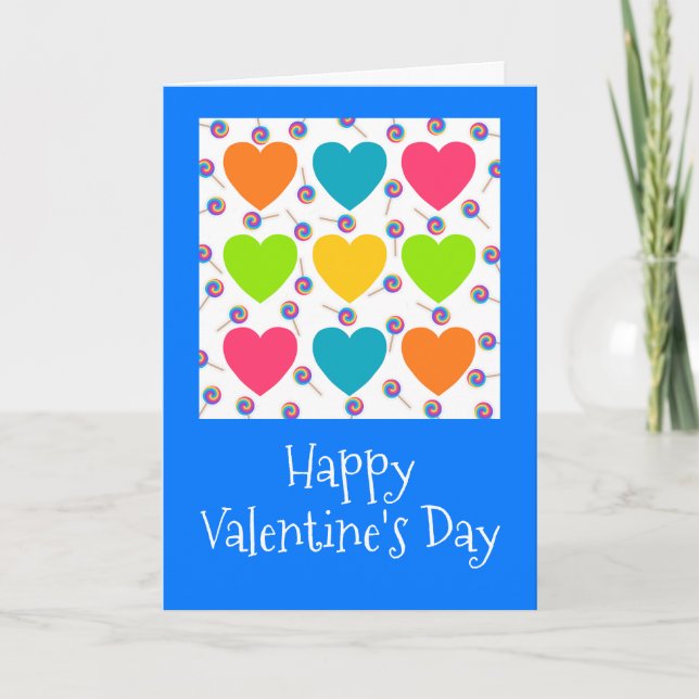 Patterned Valentine's Day card by Jo Images (Front)