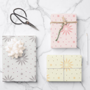 Patterned Wrapping Paper Sheet