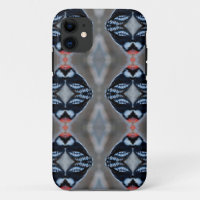 Patternized Male Downy Woodpecker