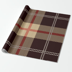 Patternl Stylish Scottish Geometric Vintage Wrapping Paper