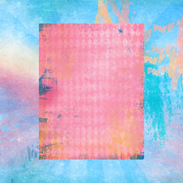 Patterns and Paints Diamonds Scrapbook Paper (Creator Uploaded)