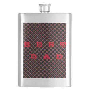 PATTERNS AND WORDS FOR DAD HIP FLASK