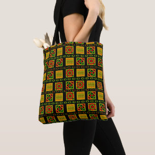 Patterns Black History Tote Bag