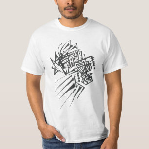 Patterns Black White Abstract Tribal Tattoo Art T-Shirt