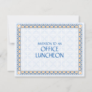 Patterns & Borders 2 Office Lunch Invitation