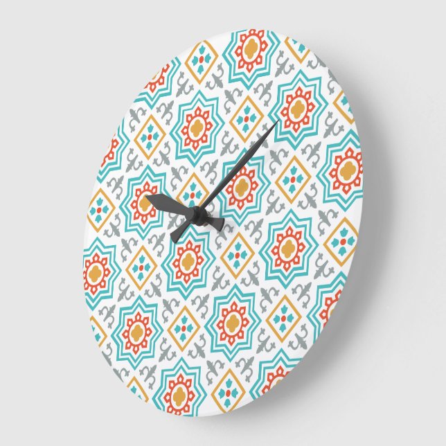 Patterns & Clipart Collection | Seamless Decorativ Large Clock (Angle)