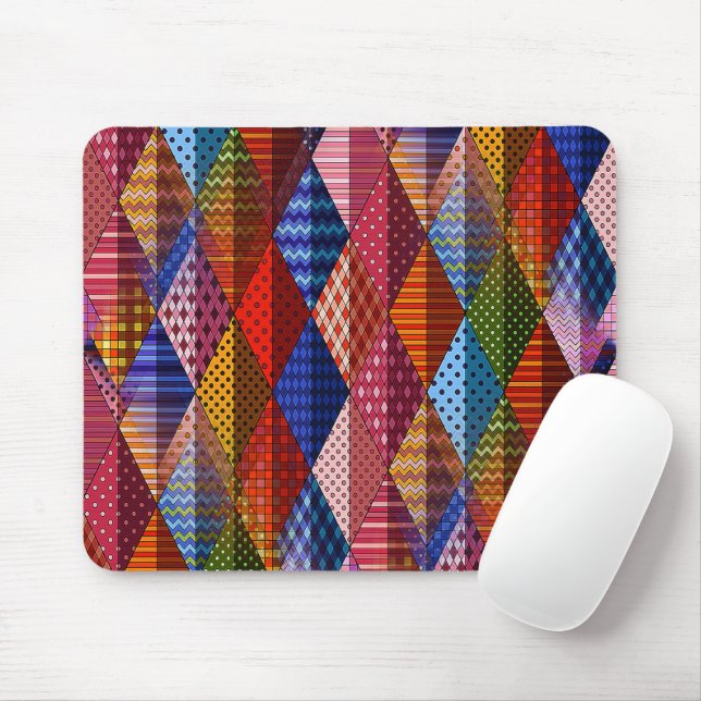 Patterns Mouse Pad (With Mouse)