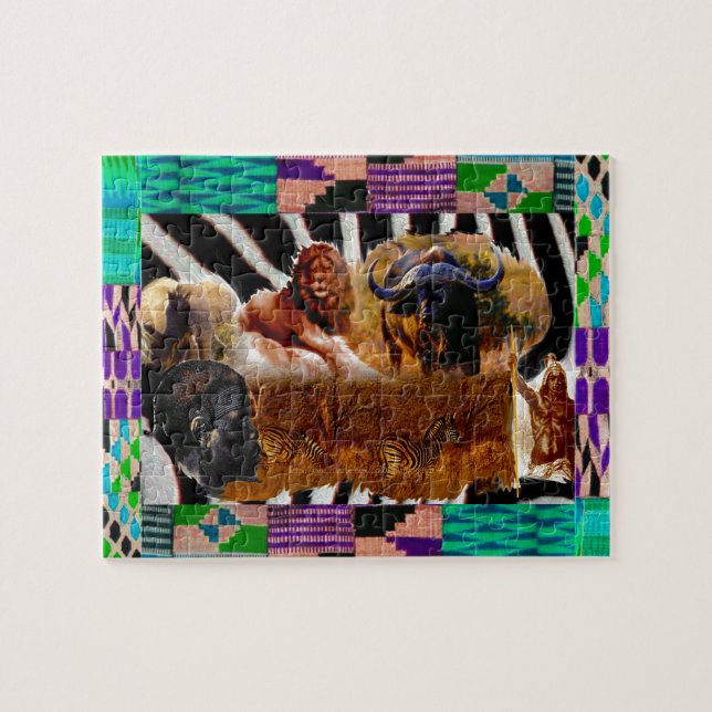 "Patterns of Africa" Jigsaw Puzzle (Horizontal)