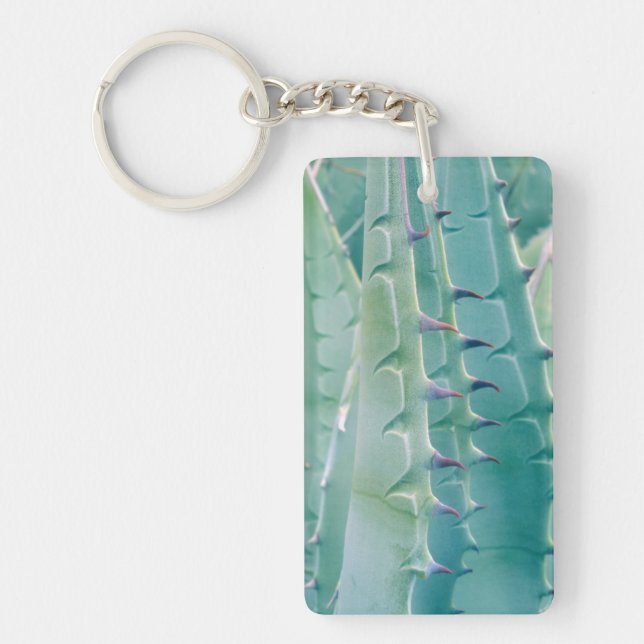 Patterns of an Agave plant Key Ring (Front)