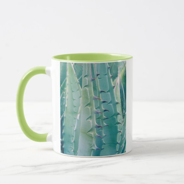 Patterns of an Agave plant Mug (Left)