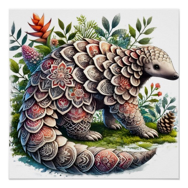 Patterns of Nature - Jungle Pangolin Poster (Front)