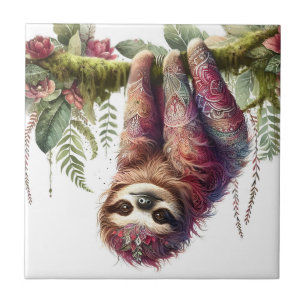 Patterns of Nature - Jungle Sloth Tile