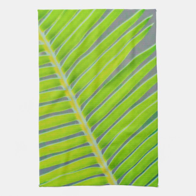 Patterns of Palms Tea Towel (Vertical)