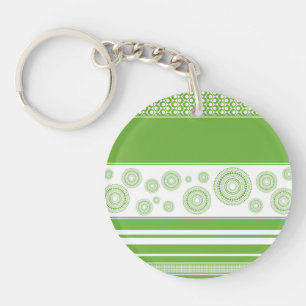 Patterns, Stripes & Circles: 2017 Pantone Greenery Key Ring