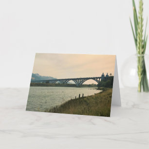 Patterson Bridge, Gold Beach, Oregon Card