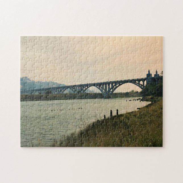 Patterson Bridge, Gold Beach, Oregon Jigsaw Puzzle (Horizontal)
