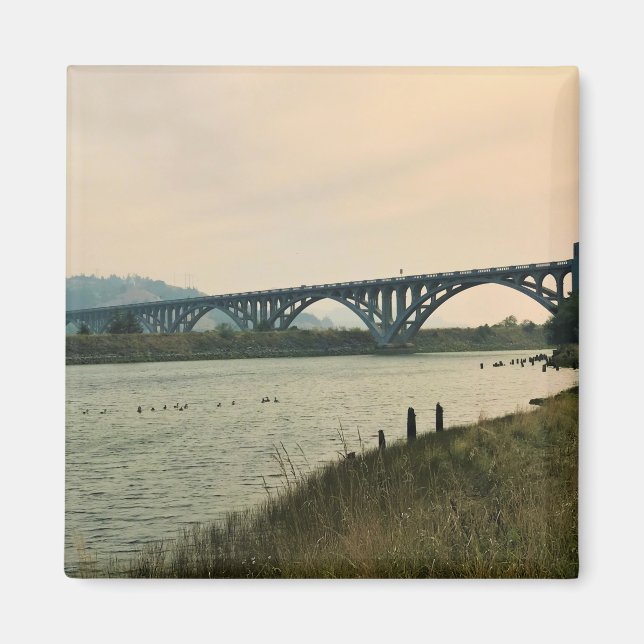 Patterson Bridge, Gold Beach, Oregon Magnet (Front)