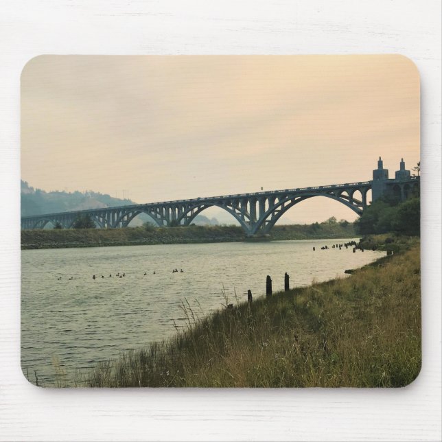 Patterson Bridge, Gold Beach, Oregon Mouse Pad (Front)