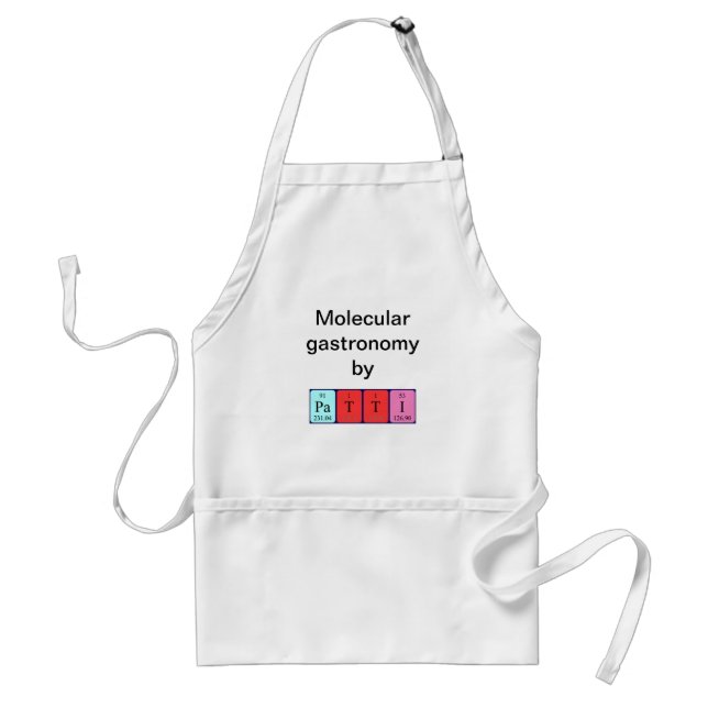 Patti periodic table name apron (Front)