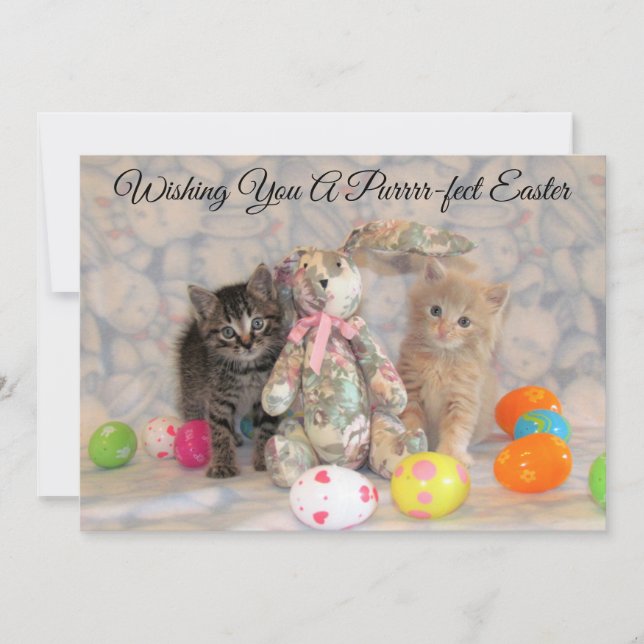 Patton and Buffington's Easter Bunny - Flat Card (Front)