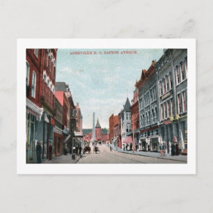 Patton Ave., Asheville, North Carolina Vintage Postcard