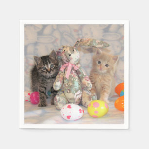 Patton & Buffington's Easter Bunny - Cat / Kitten Napkin