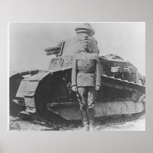 Patton the Tank Commander Poster