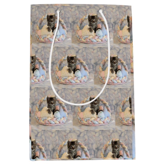 Patton's Easter Basket - Cat / Kitten - Gift Bag (Front)