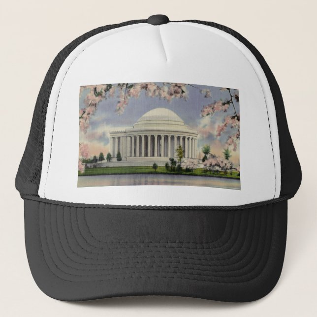 PAU47 Jefferson Memorial 1.tif Trucker Hat (Front)