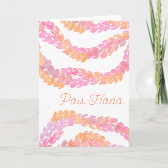 Pau Hana Thank You Card (Front)
