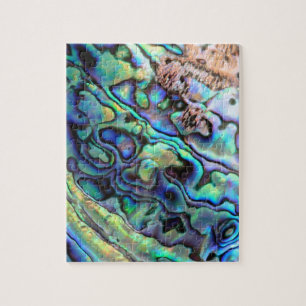 Paua abalone shell detail jigsaw puzzle
