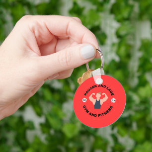 PauceK and Lage Gym & Fitness Keychain