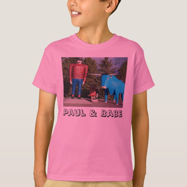 "Paul & Babe" Girls T-Shirt (Front)