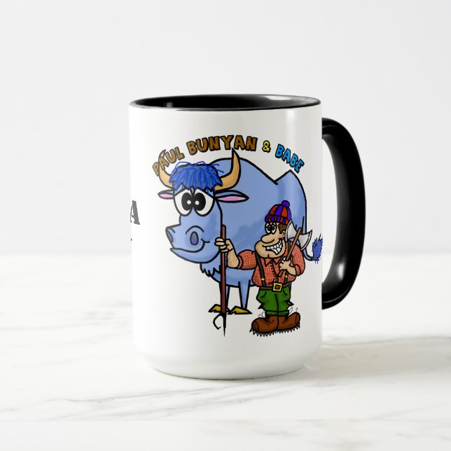 Paul Bunyan and Babe Minnesota Homeboy Mug Ver. 2 (Front Right)