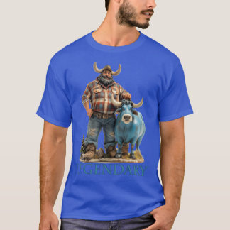 Paul Bunyan Babe the Blue Ox Legendary American Fo T-Shirt