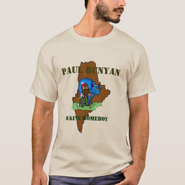 Paul Bunyan Maine Homeboy T-shirt (Front)