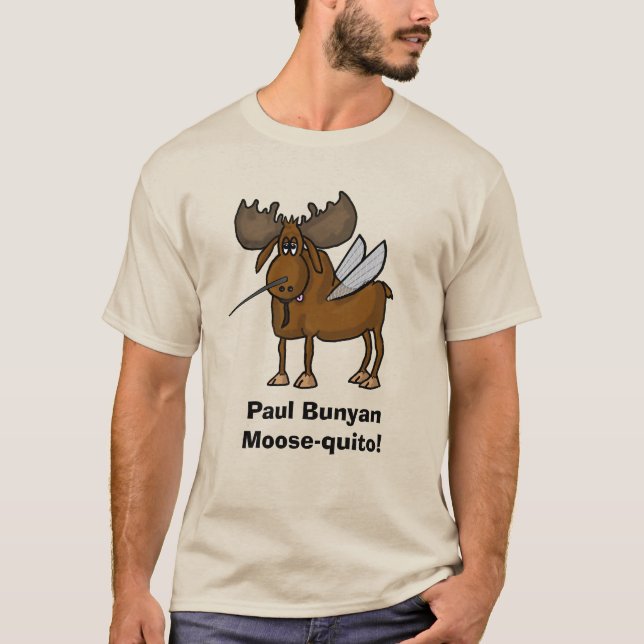 Paul Bunyan Moose-quito T-shirt (Front)