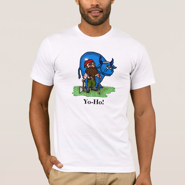 Paul Bunyan  Yo-Ho! T-shirt  Customise It! (Front)